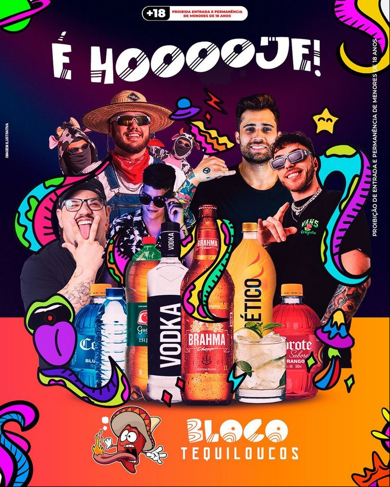 Bloco Tequiloucos 2024 em Paranaíba - MS