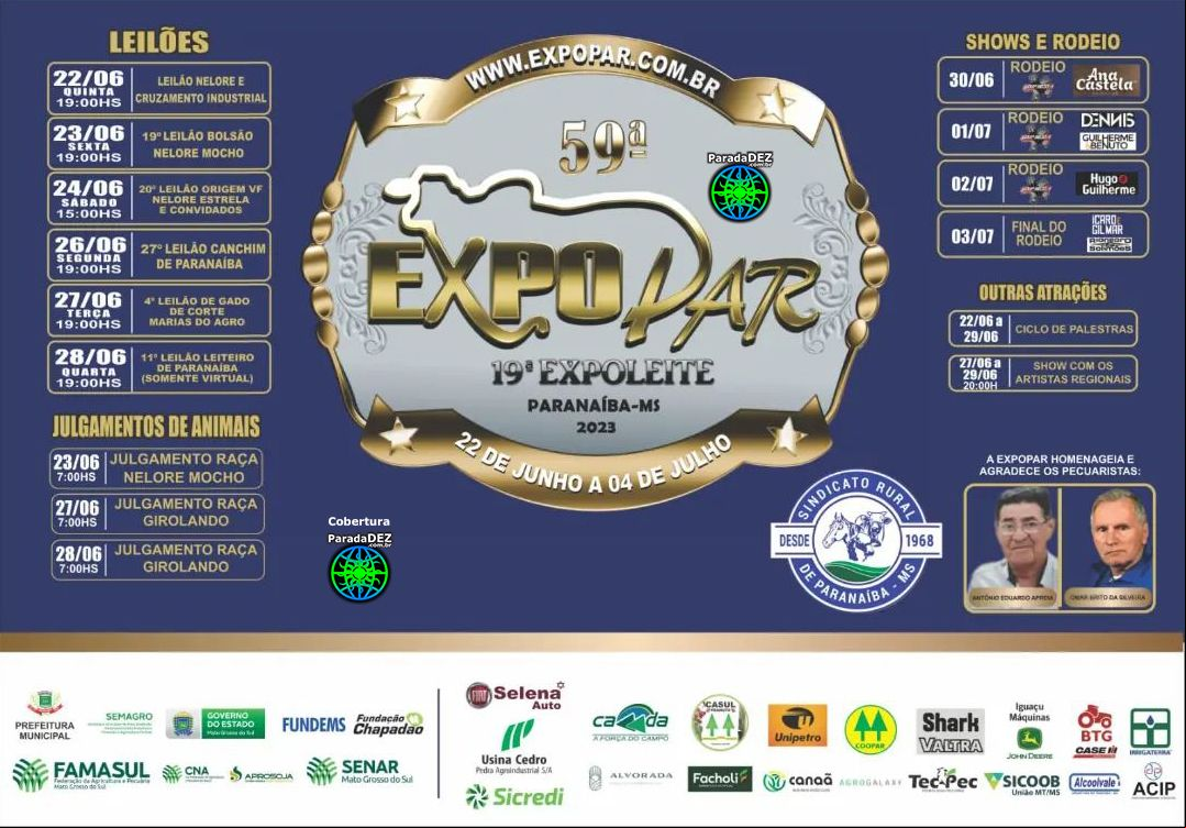 59º Expopar e 19° Expoleite 2023