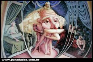 Olhe com atenção para os rostos das imagens abaixo. O que você vê não é exatamente o que você enxerga, ou o contrário.